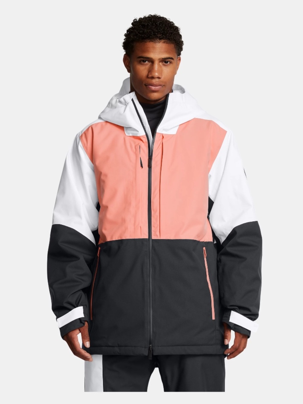Under Armour Men's UA Expanse Vista Jacket Men XL Black Coral White NEW!!